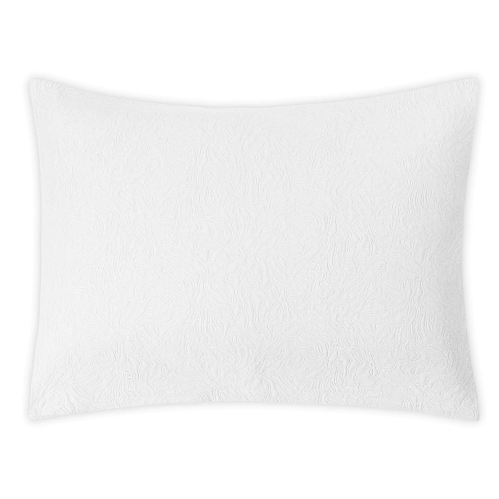 Matouk Cora White PIllow Sham
