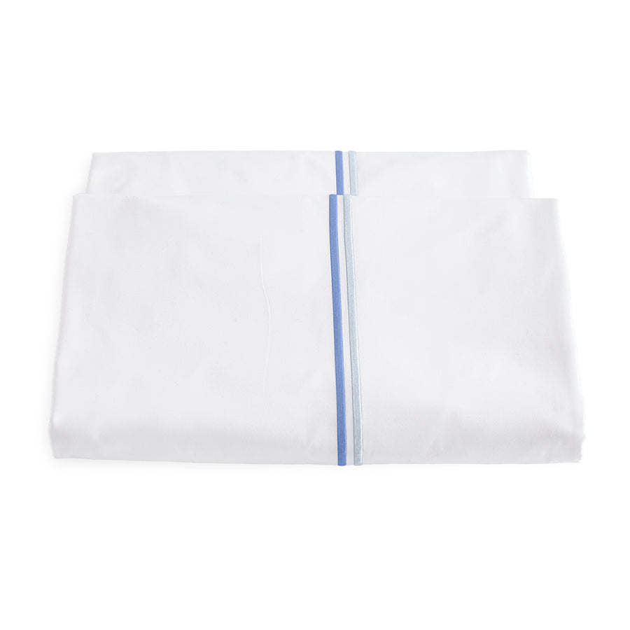 Matouk Essex Azure Duvet Cover