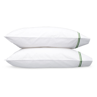 Matouk Essex Green Pillowcases