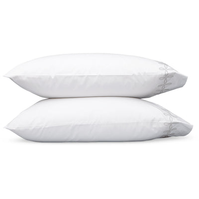 Matouk Gordian Knot Silver Pillowcases