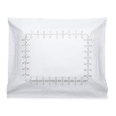 Matouk Gordian Knot Silver Pillow Sham