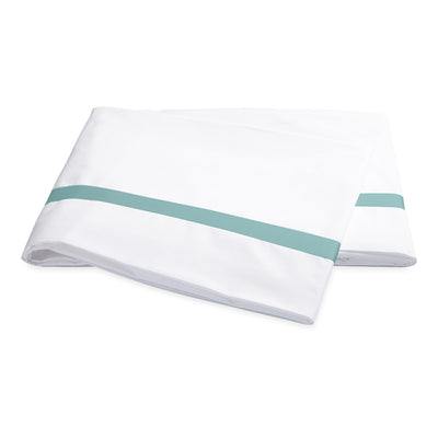 Matouk Lowell Aquamarine Flat Sheet