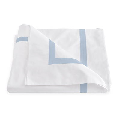 Matouk Lowell Blue  Duvet Cover