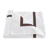 Matouk Lowell Chocolate Duvet Cover