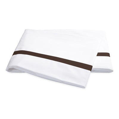 Matouk Lowell Chocolate Flat Sheet