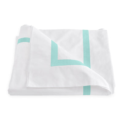 Matouk Lowell Lagoon Duvet Cover