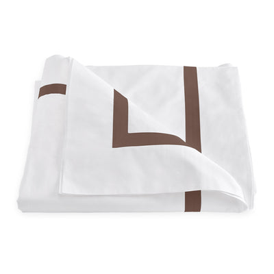 Matouk Lowell Mocha Duvet Cover