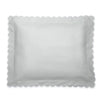 Matouk Diamond Pique Silver Pillow Sham