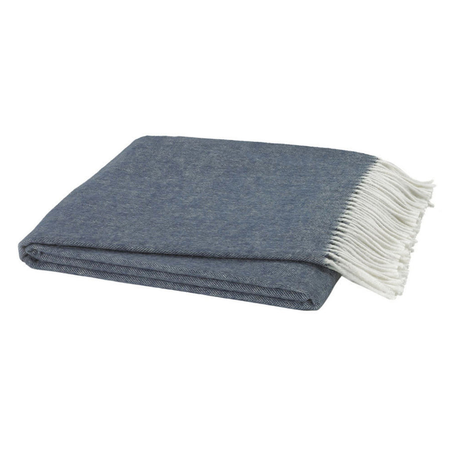 Lands Downunder Midnight Italian Herringbone Throw