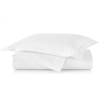 Peacock Alley Montauk White Coverlet