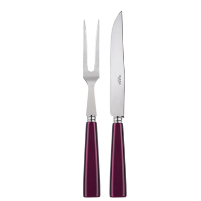 Sabre Paris Natura Aubergine Carving Set