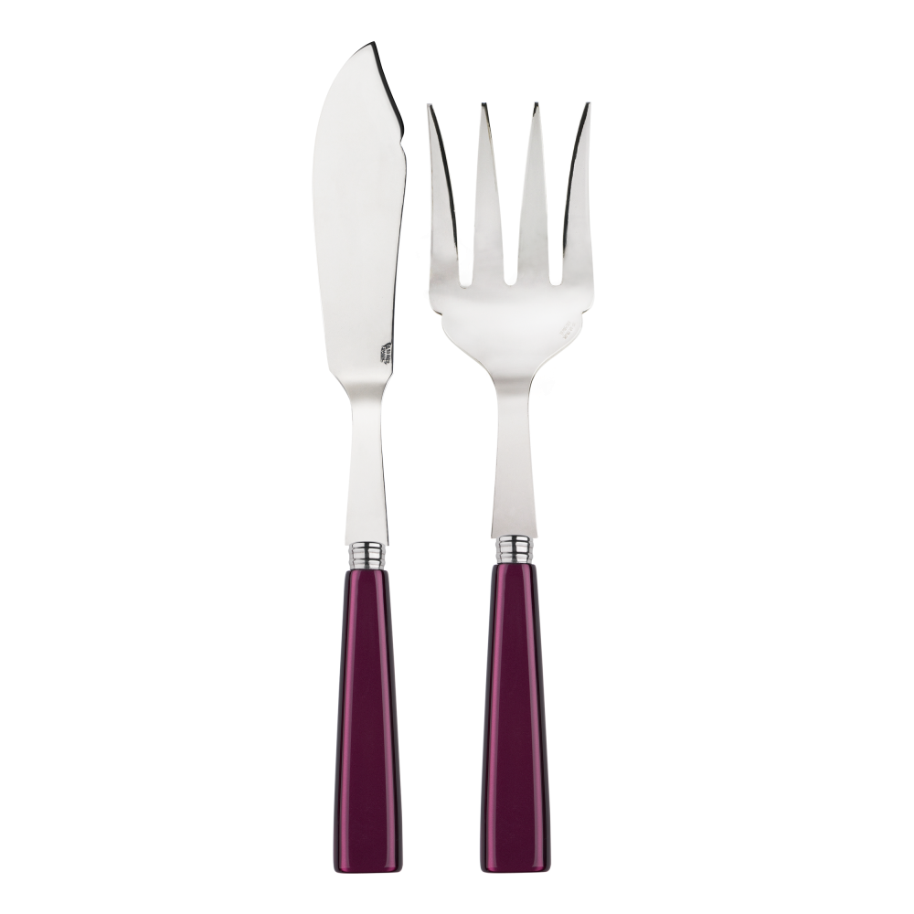 Sabre Paris Natura Aubergine Fish Serving Set