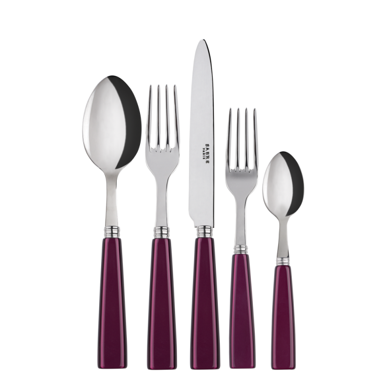 Sabre Paris Natura Aubergine Place Setting