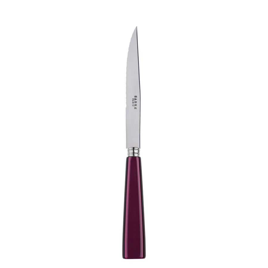 Sabre Paris Natura Aubergine Steak Knife