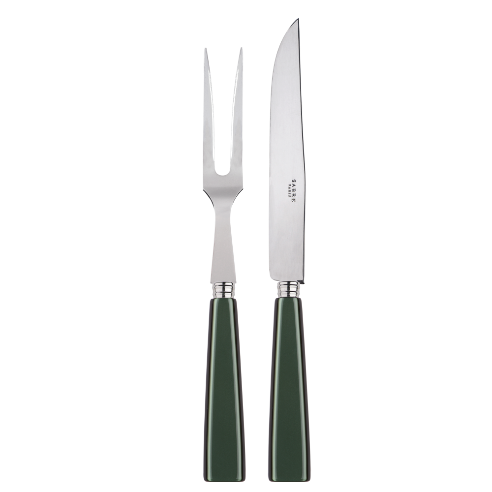 Sabre Paris Natura Dark Green Carving Set