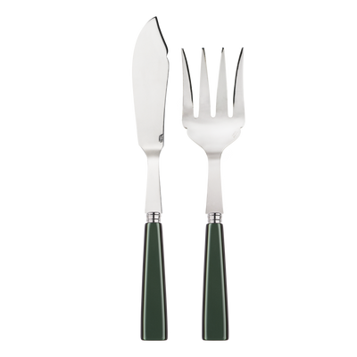 Sabre Paris Natura Dark Green Fish Serving Set