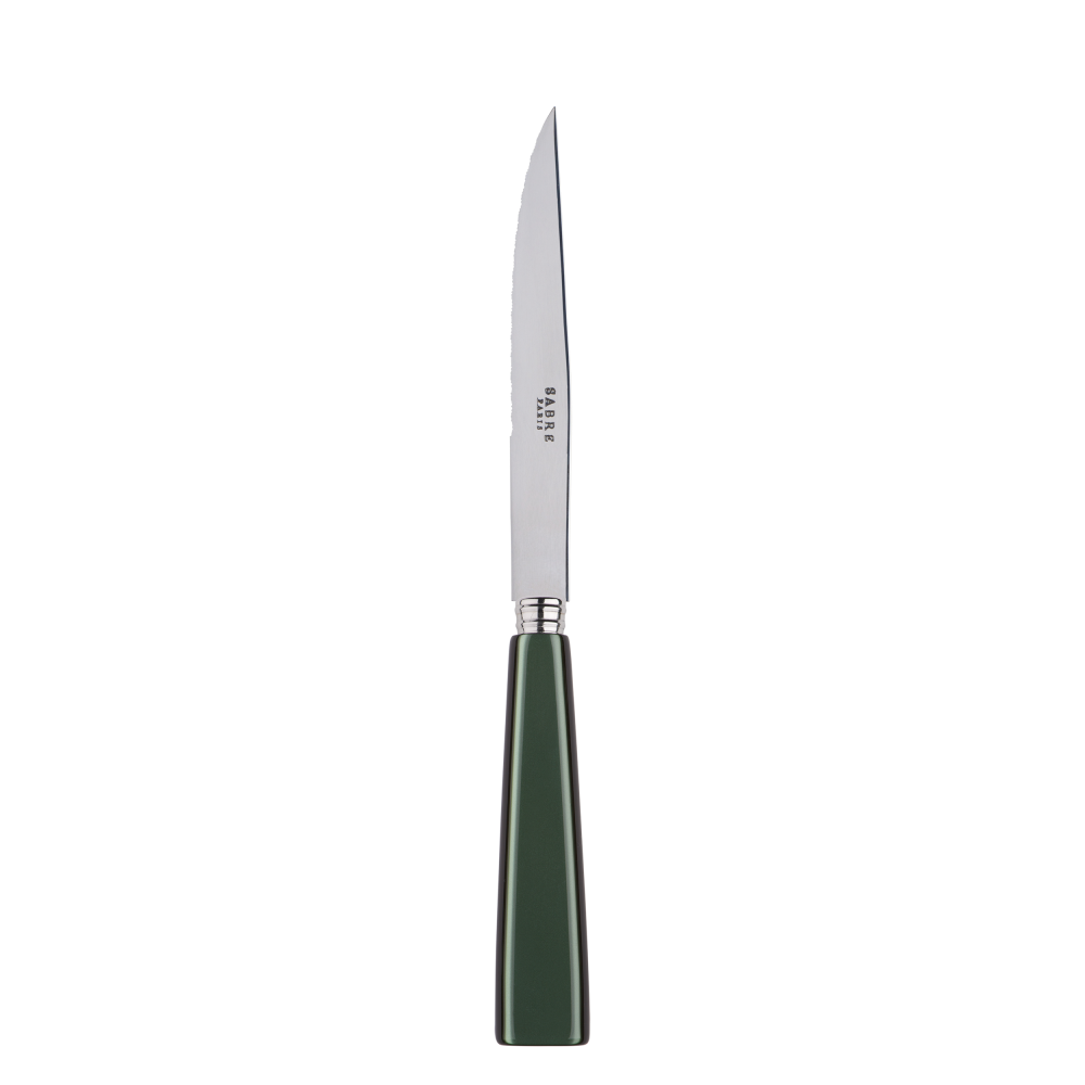 Sabre Paris Natura Dark Green Steak Knife