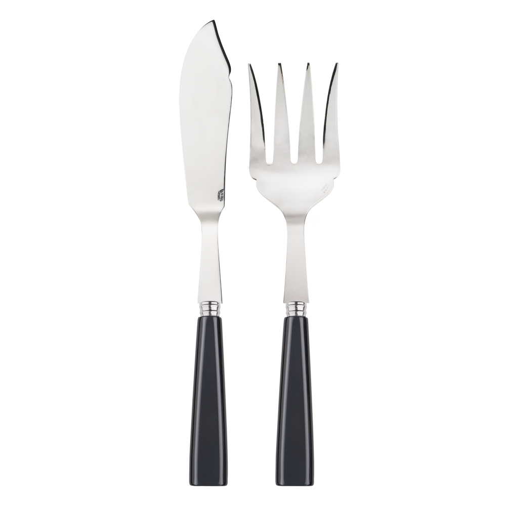 Sabre Paris Natura Dark Grey Fish Serving Set