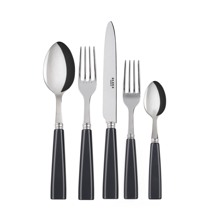 Sabre Paris Natura Dark Grey Place Setting