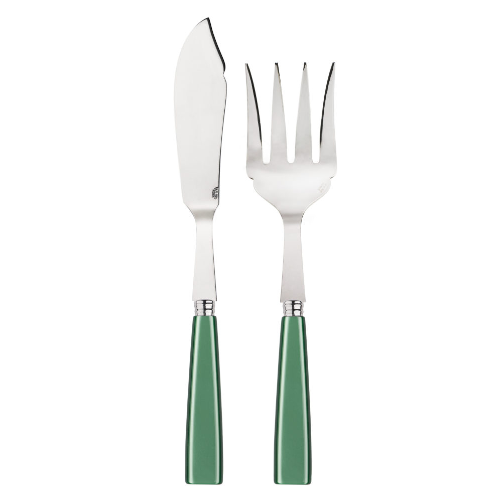 Sabre Paris Natura Garden Green Fish Serving Set