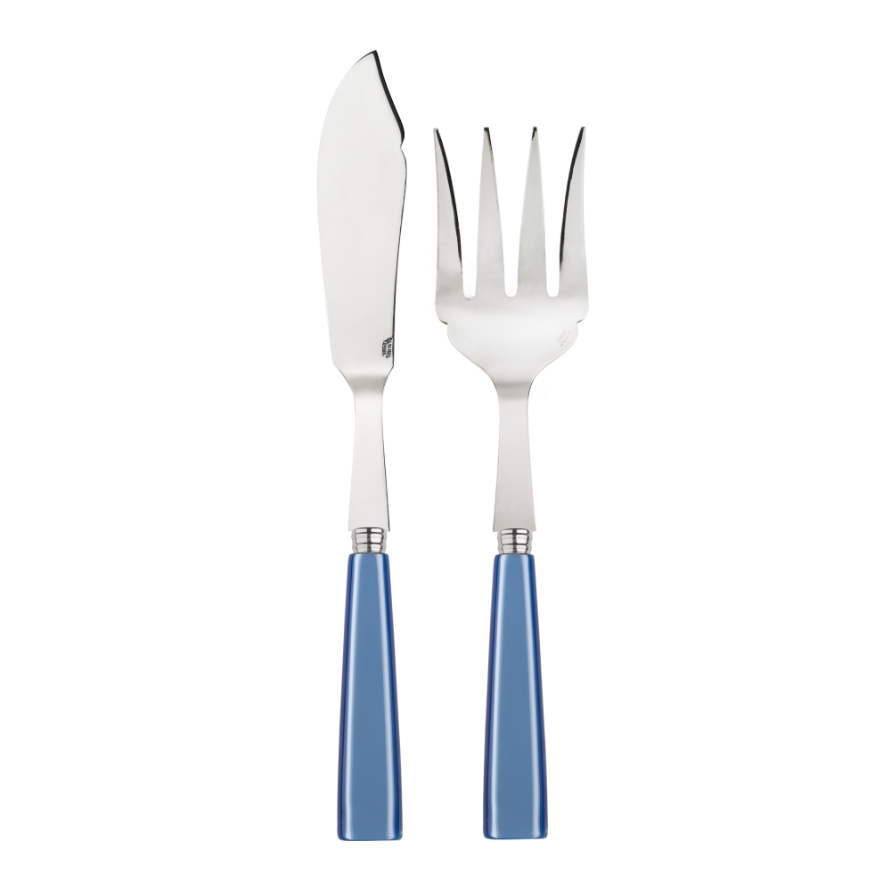 Sabre Paris Natura Light Blue Fish Serving Set