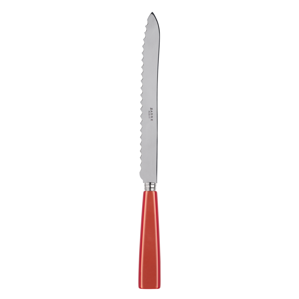 Sabre Paris Natura Red Bread Knife