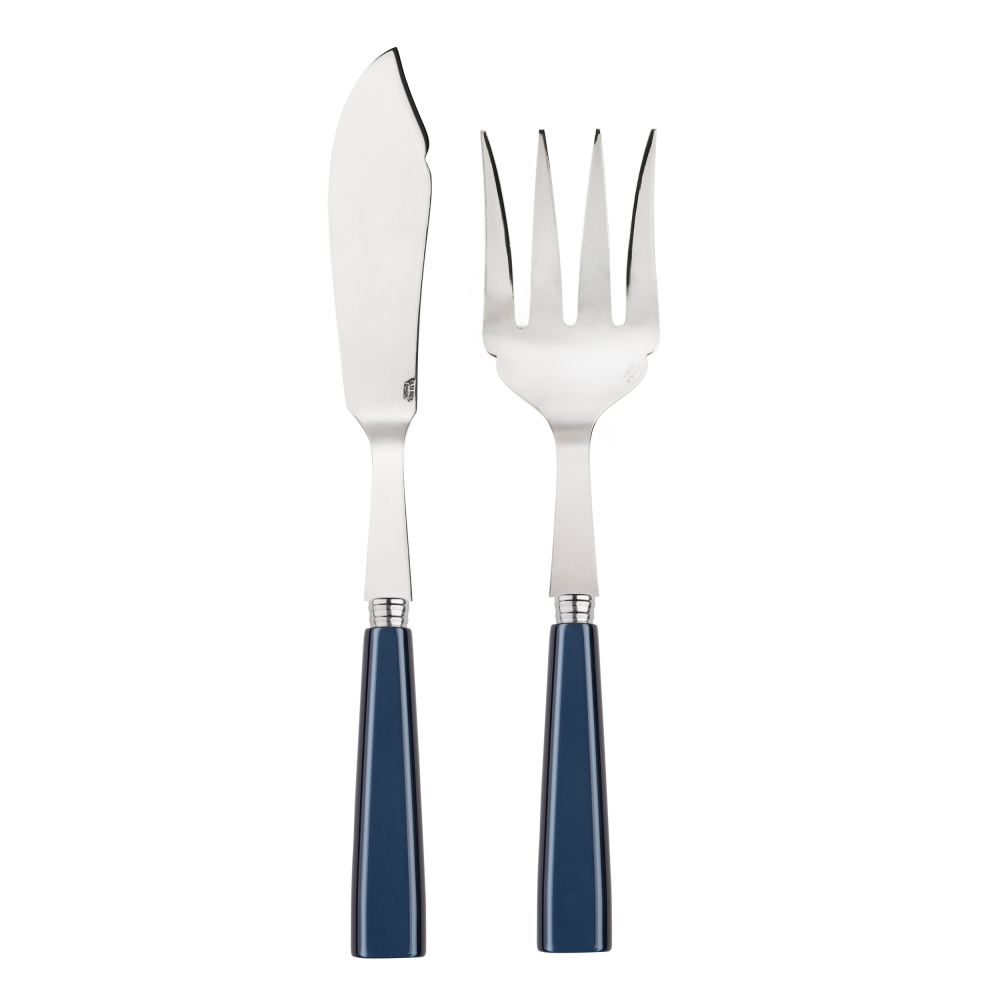 Sabre Paris Natura Steel Blue Fish Serving Set
