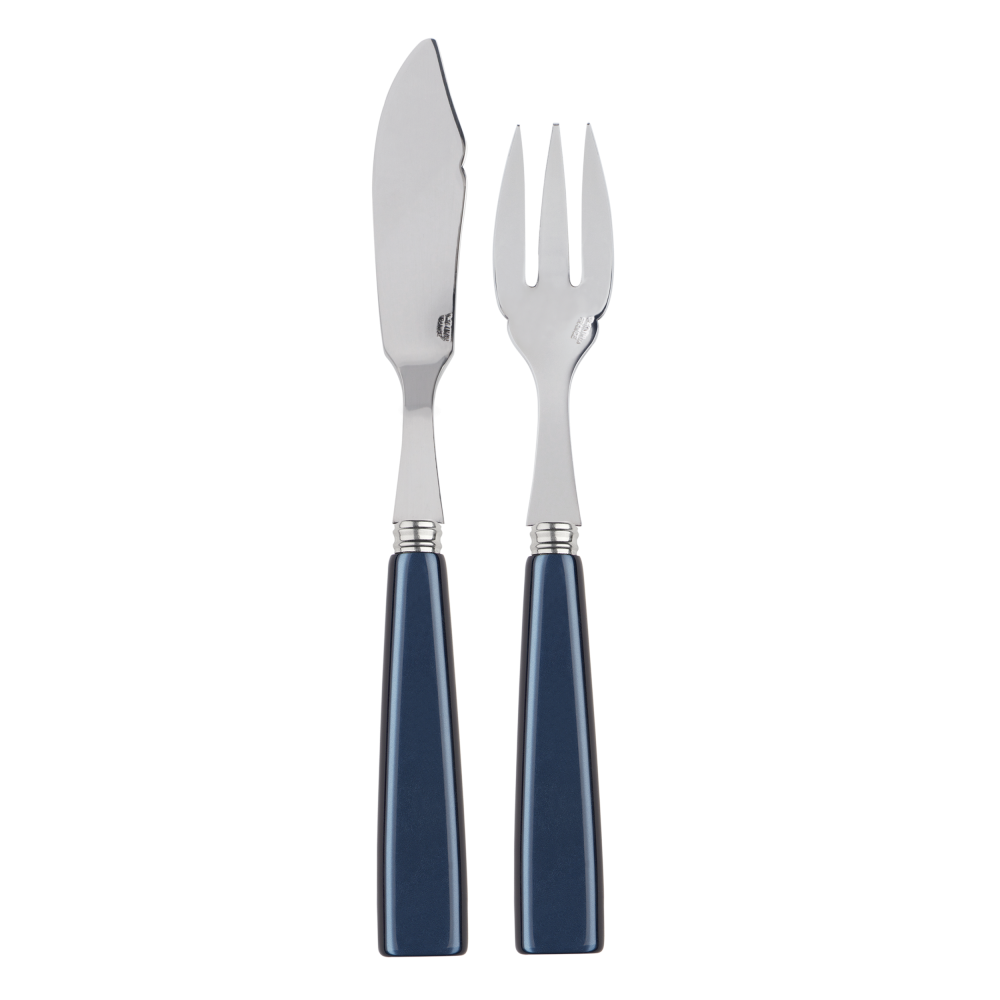 Sabre Paris Natura Steel Blue Fish Set