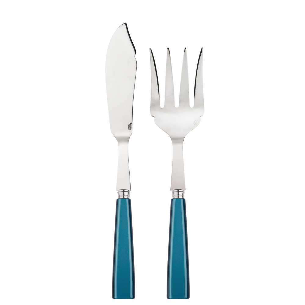 Sabre Paris Natura Turquoise Fish Serving Set