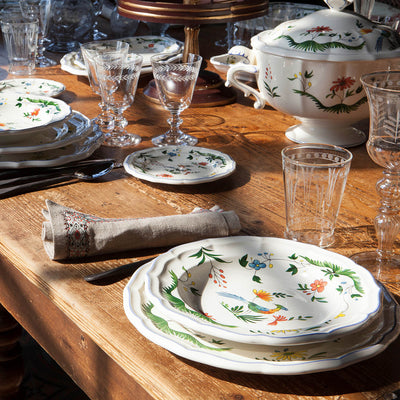 Gien Oiseaux de Paradis Dinnerware