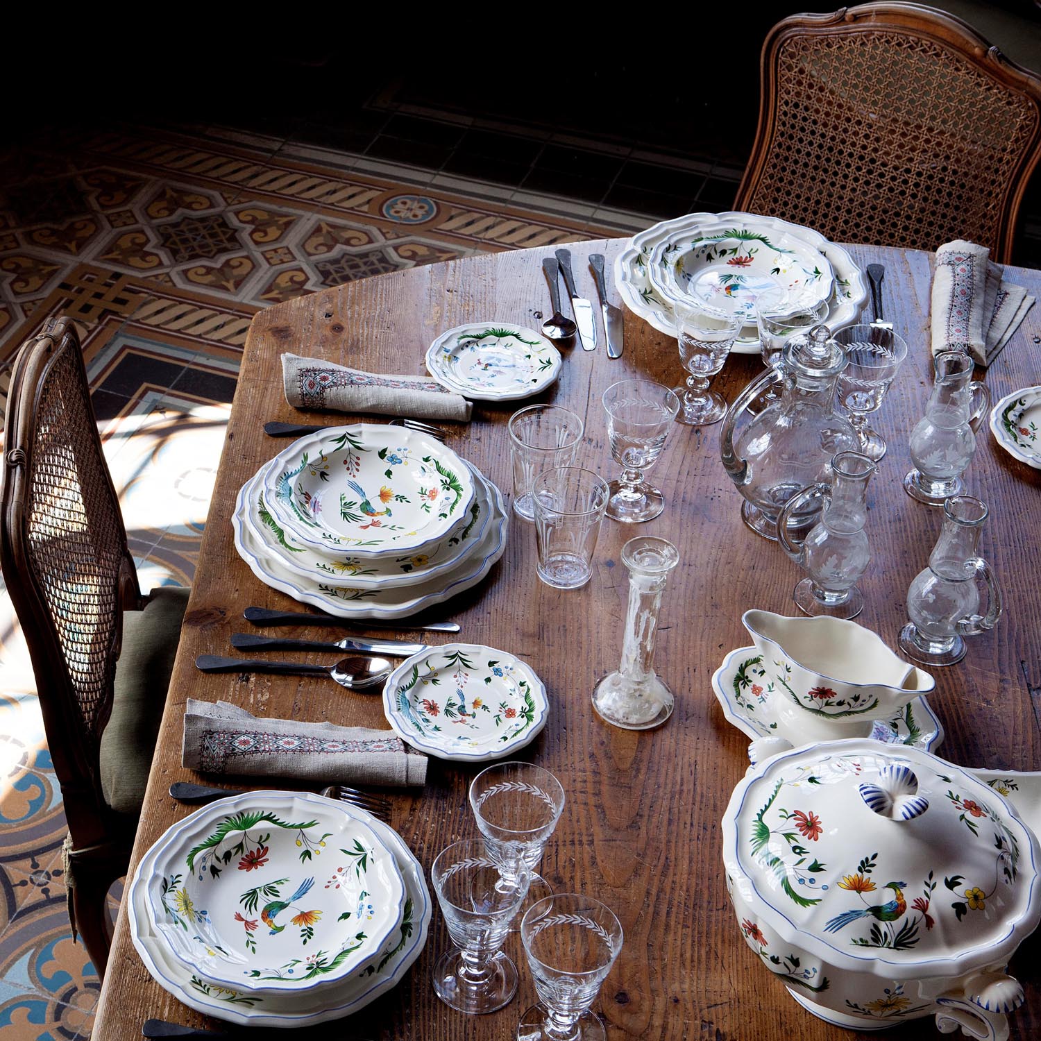 GIEN Oiseaux de Paradis Soup Bowl - Yvonne Estelle's