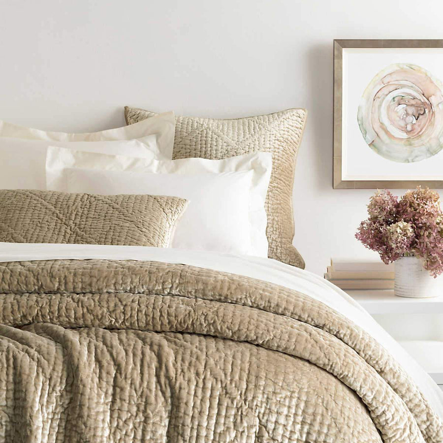 Pine Cone Hill Parisienne Velvet Topaz Quilt