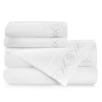 Peacock Alley Concerto White Sheet Set