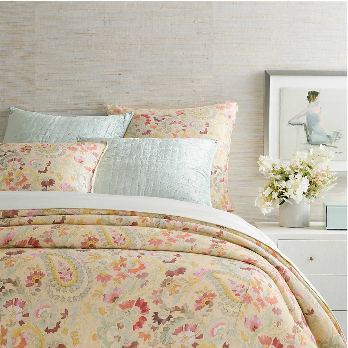 Pine Cone Hill Ines Linen Duvet Cover & Shams