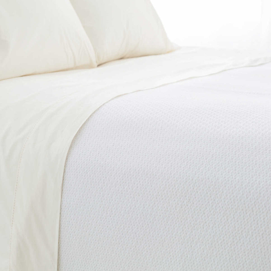 Pine Cone Hill Quinn White Blanket