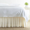 Pine Cone Hill Classic Hemstitch Ivory Bed Skirt