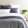 Pine Cone Hill Herringbone Navy/Ivory Blanket