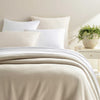 Pine Cone Hill Herringbone White/Ivory Blanket