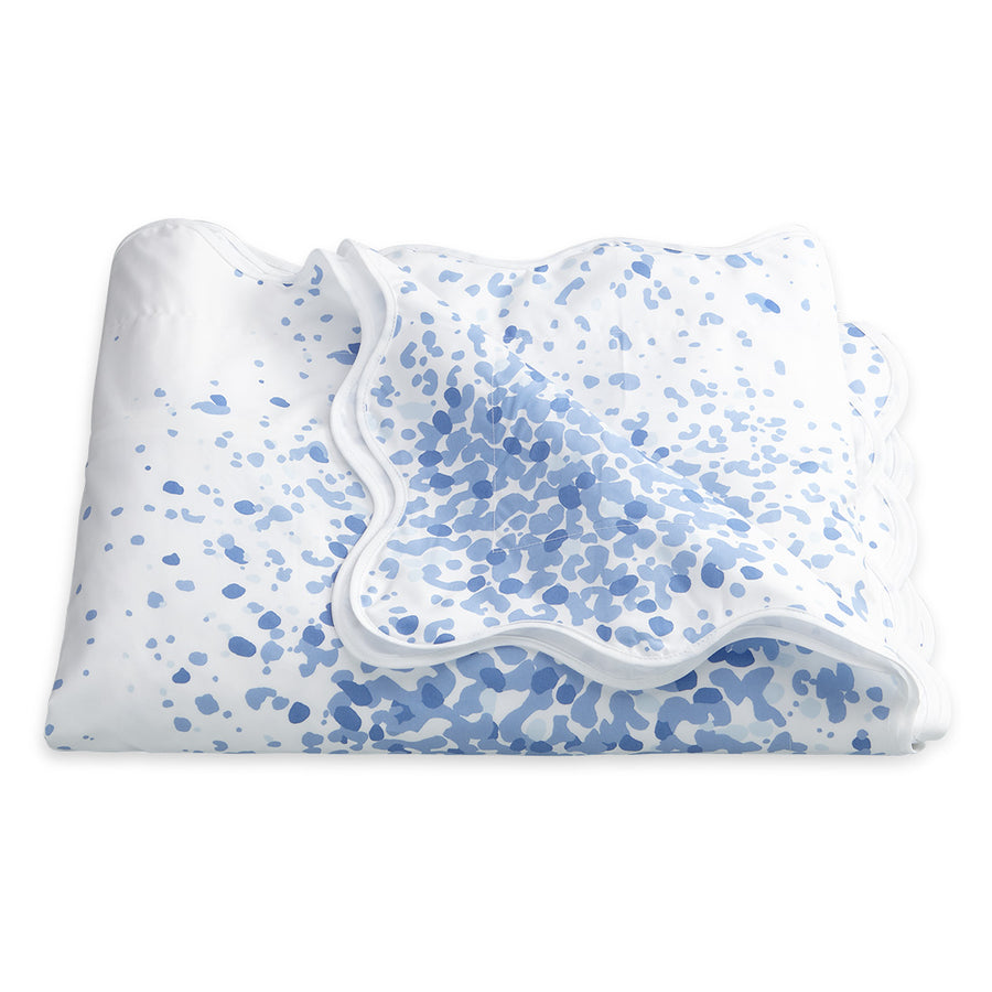 Matouk Poppy Azure Duvet Cover