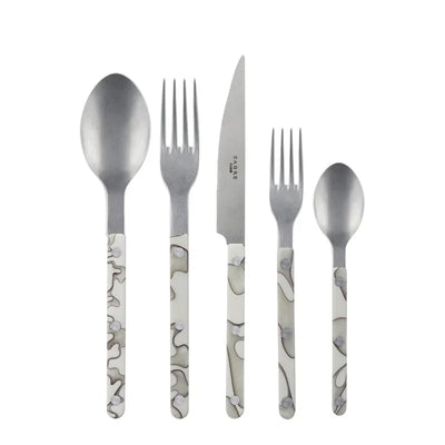 Sabre Paris Bistrot Vintage Dune Ivory 5 piece place setting