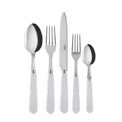 Sabre Paris Gustave White 5 piece place setting