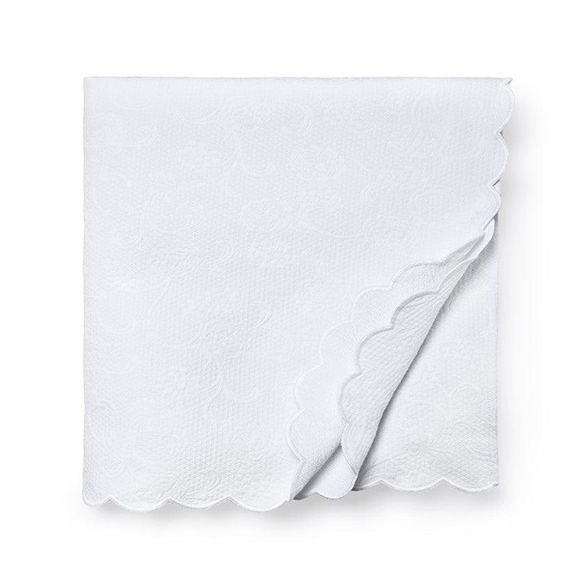 Sferra Alice White Coverlet