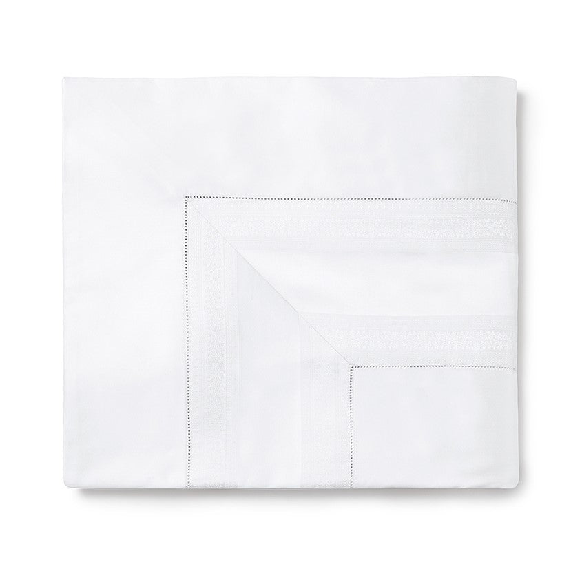 Sferra Capri White Flat Sheet