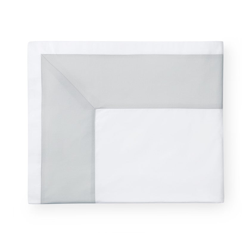 Sferra Casida White/Lunar Flat Sheet