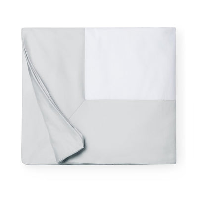 Sferra Casida White/Lunar Duvet Cover