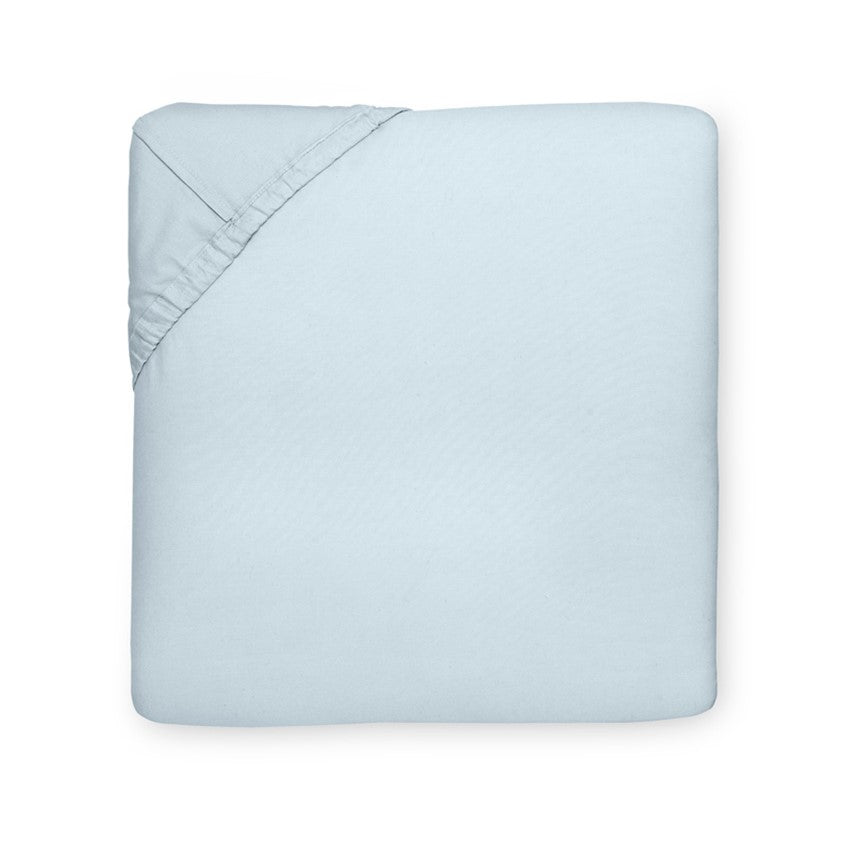 Sferra Celeste Blue Fitted Sheet