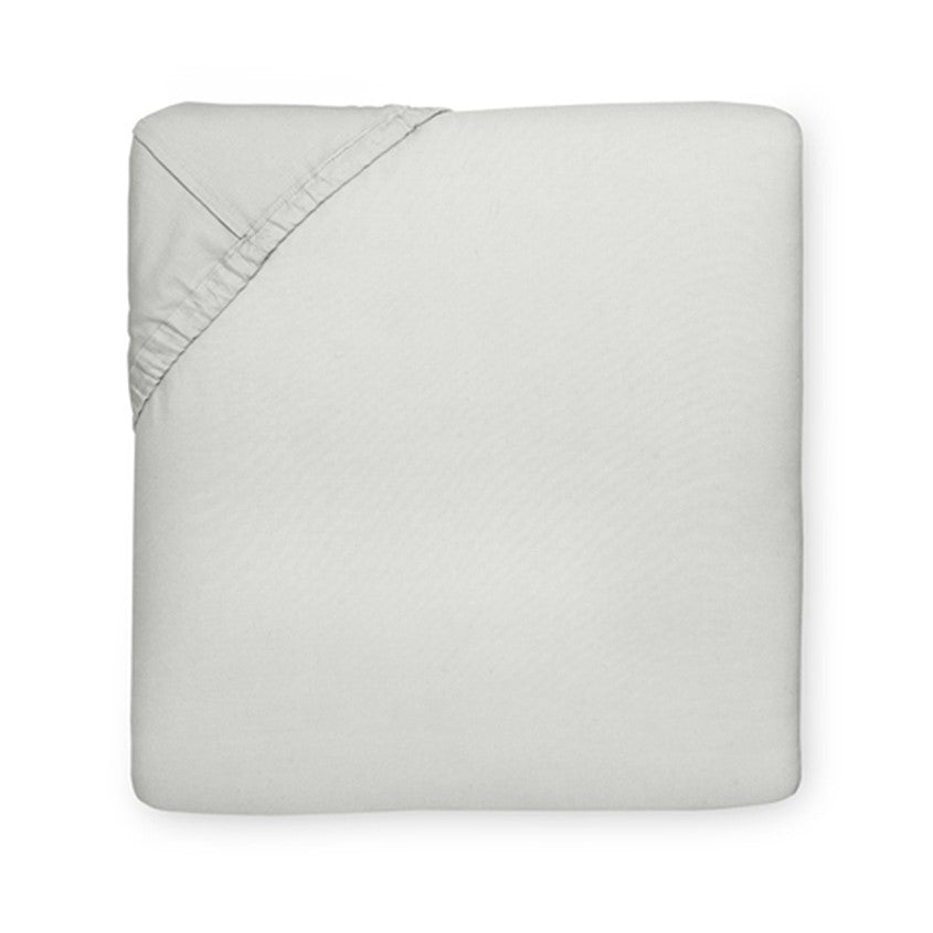 Sferra Celeste Fitted Sheet Grey