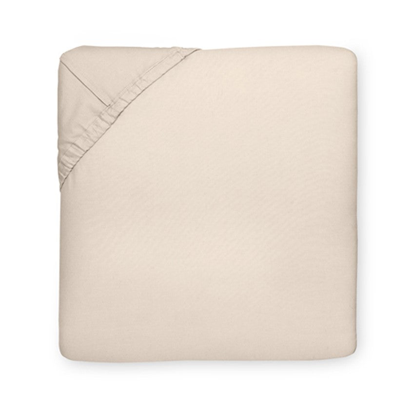 Sferra Celeste Mushroom Fitted Sheet