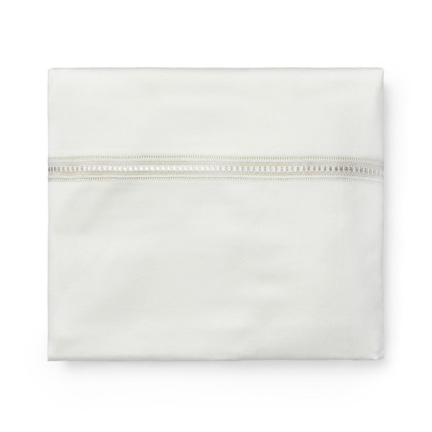 Sferra Diamante Ivory Duvet Cover