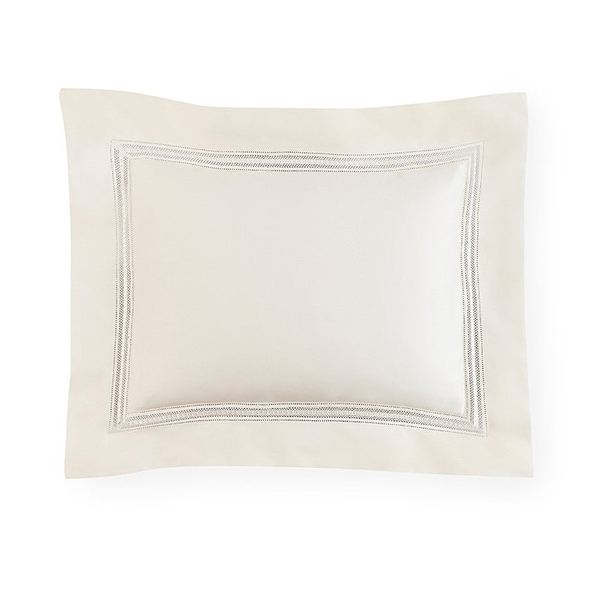 Sferra Ivory Diamante Pillow Sham